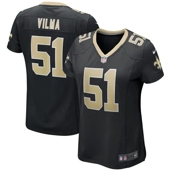 Performance New Orleans Saints Game Jersey - Premium Black NFL Fan ...