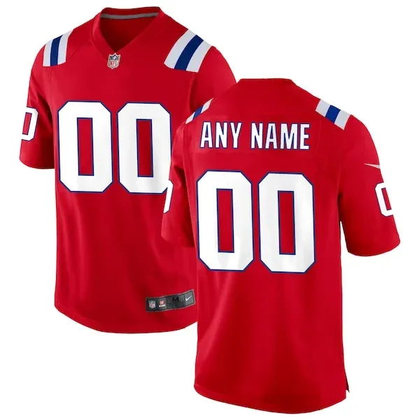 Performance New England Patriots  Jersey - Premium Red NFL Fan Jers...
