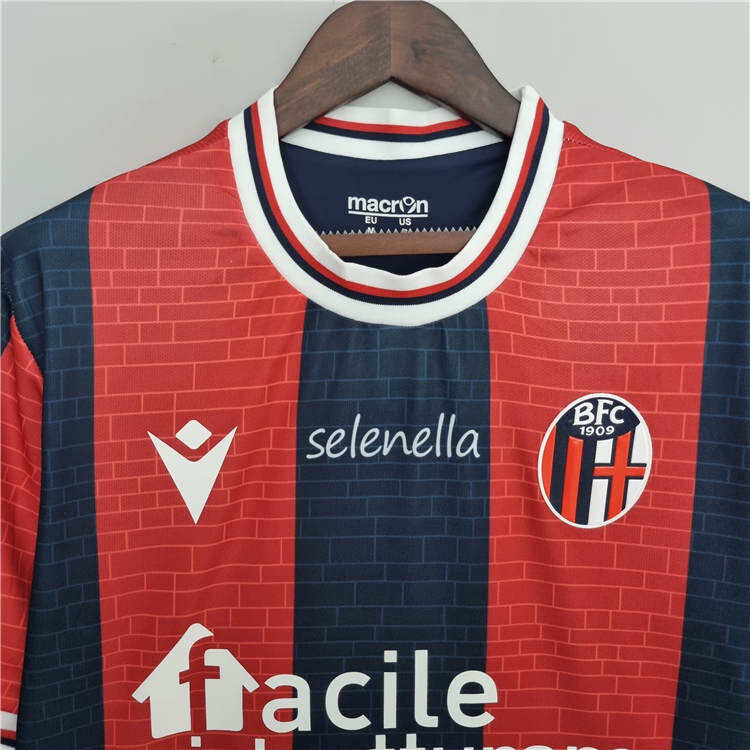 2223 Bologna Home Soccer Jersey Football Shirt - Official Replica 6825