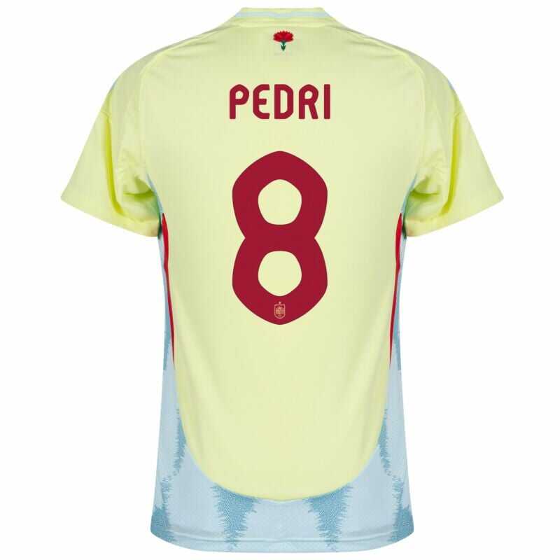 Spain Away Kids Soccer Uniform Football Jersey 2024/25 Collection Pedri