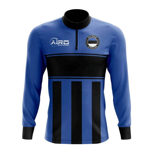 Estonia National Team Contemporary Concept Soccer Jersey