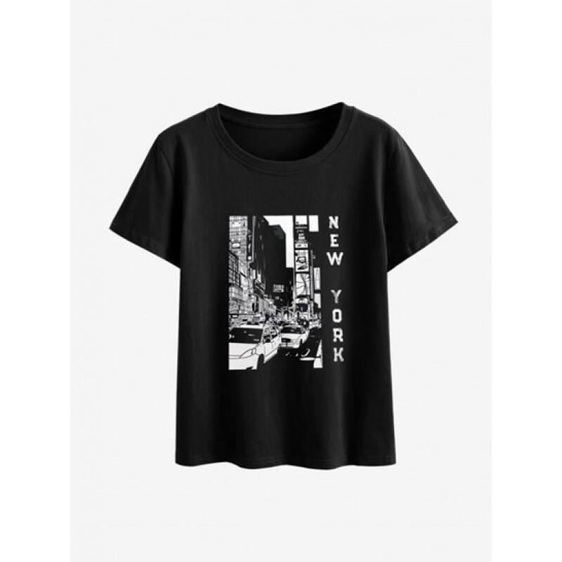 Car City Graphic Short Sleeve T Shirt IX3990