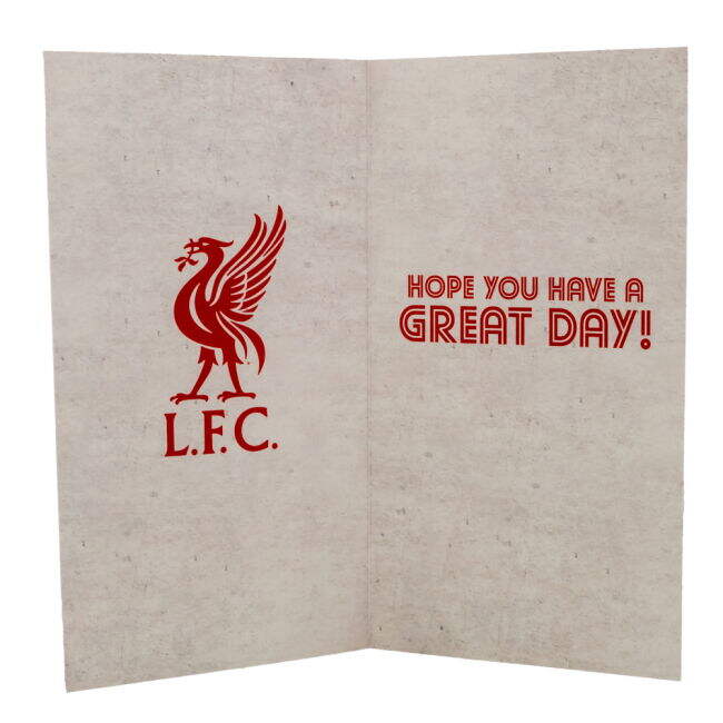 Liverpool FC Retro Shirt Birthday Card (Fan Favorite)