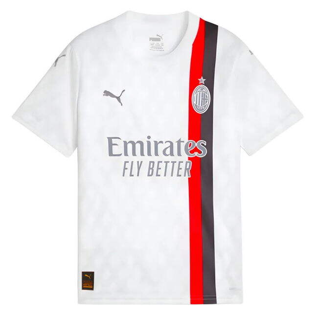 2023-2024 ACM Away Shirt (Kids) (Rafa Leao 10) Antibacterial