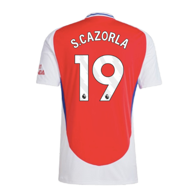 2024-2025 Arsenal Soccer Club Home Shirt (Cazorla 19)