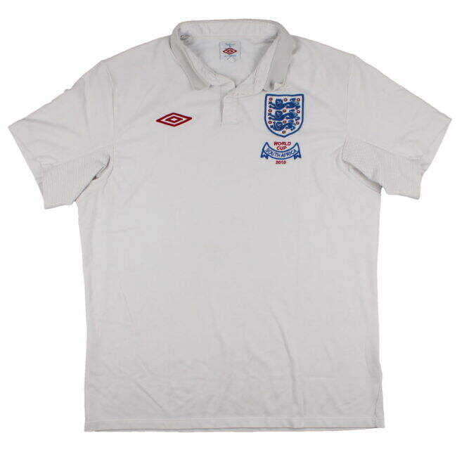 Wholesale England 2009-10 World Cup Home shirt (XL) (Very Good) Avant-garde