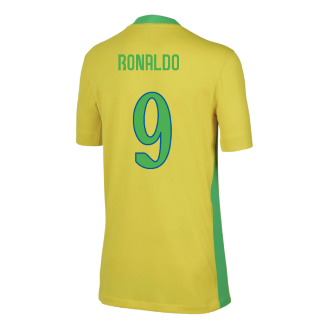 2025-2026 Brazil Womens Team Home Shirt (Kids) (Ronaldo 9)