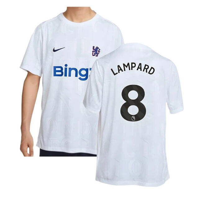 2025-2026 Chelsea Academy Pro Pre-Match Football Top (White) (Lampard 8)