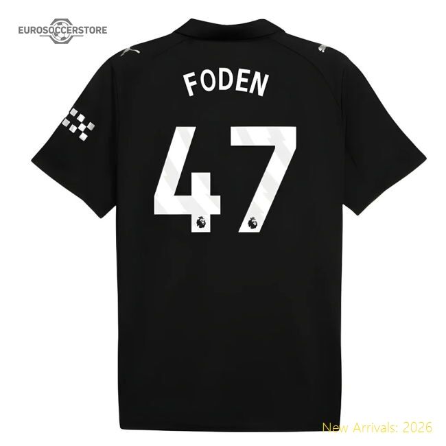 High-end Premier League Team Away Foden Jersey 2025-2026