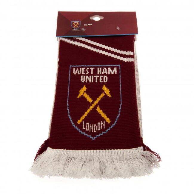 Trendy West Ham West Ham United FC Vertigo Scarf for Match Day