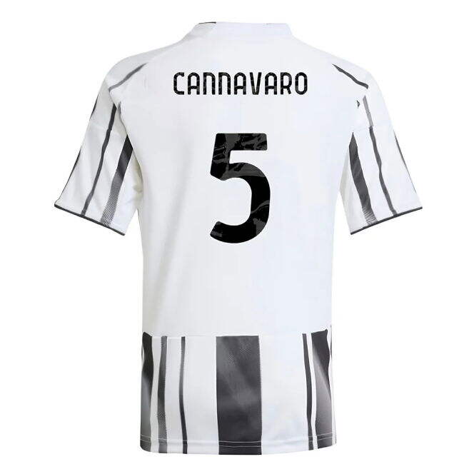 Kids Pro Style Juventus Top Level Home Elite Kit (Cannavaro 5)