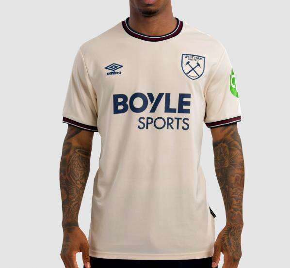 West Ham United Away Soccer Jersey 2025/26 Authentic Kit