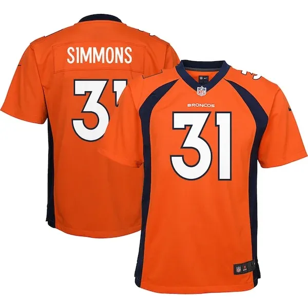 None Game NFL Jersey - Orange | Pro-Level Football Apparel | NFL Footb