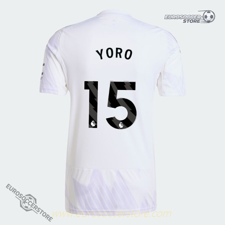 Manchester United's 25-26 Season Away Jersey with YORO 15 Printing