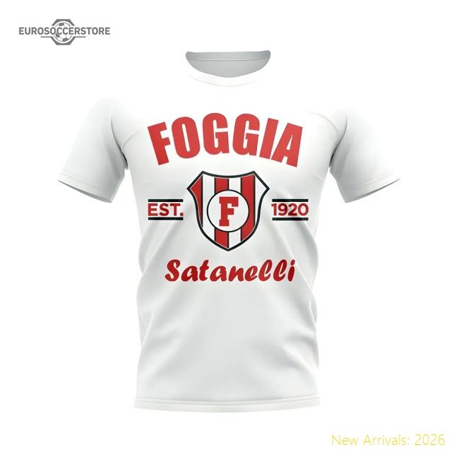 Fan-Favorite Foggia Established Football T-Shirt (White)