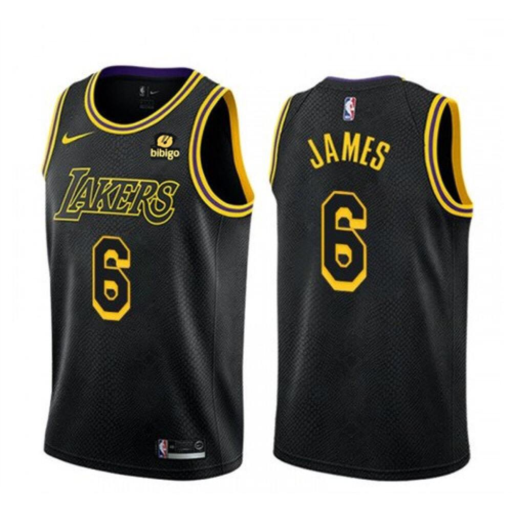 Collector's Item Premium Men's LAL #6 LeBron Black Basketball Jersey