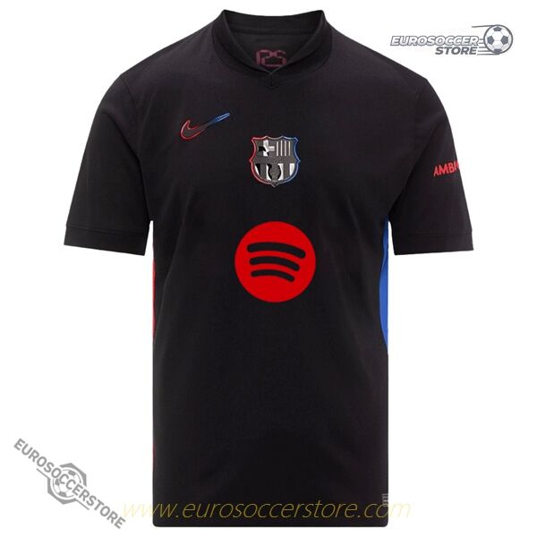 Barcelona's 24-25 Away Jersey with the New Spotify Logo