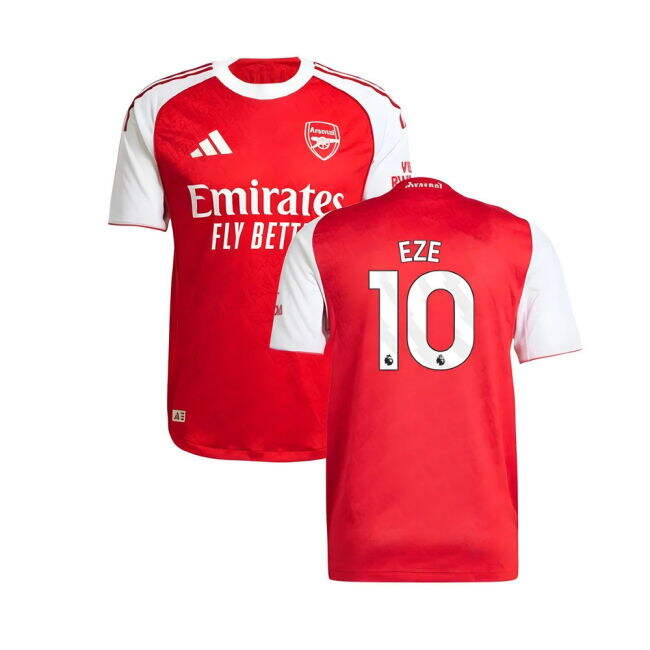 2025-2026 Arsenal Authentic Home Jersey (Eze 10)
