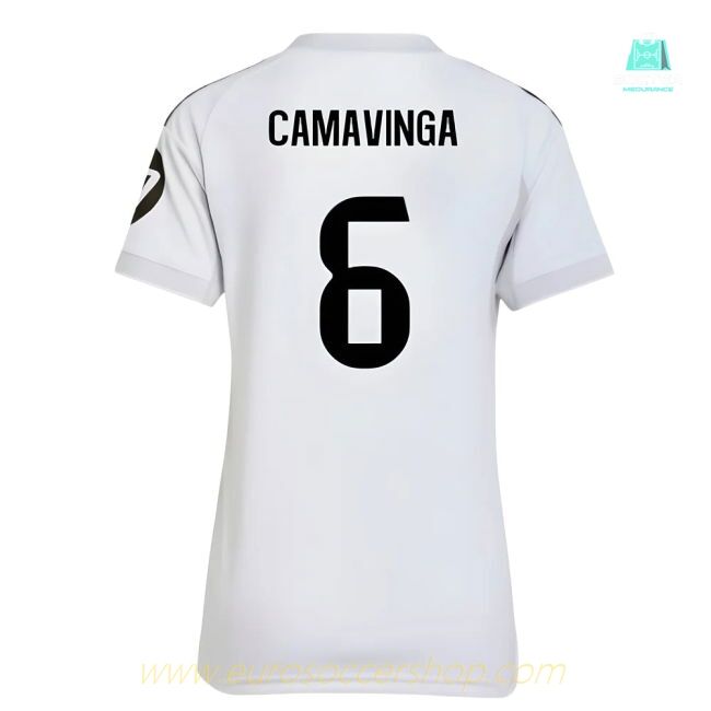2025-2026 Real Madrid Home Shirt (Womens) (Camavinga 6)