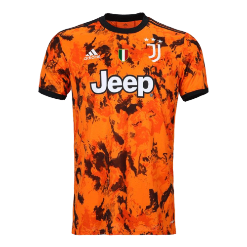 JUVENTUS 20-21 THIRD ORANGE SOCCER SHIRT JERSEY - Official Replica