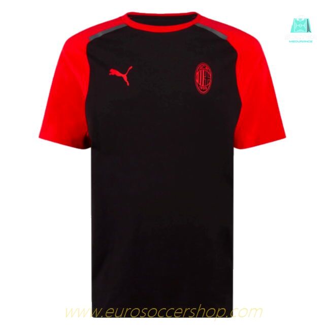 2023-2024 AC Milan Casuals Tee (Black) (Maldini 3)