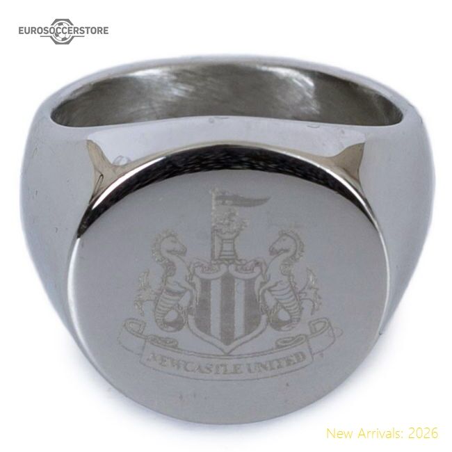 Outstanding Newcastle United Fc Round Signet Ring Large