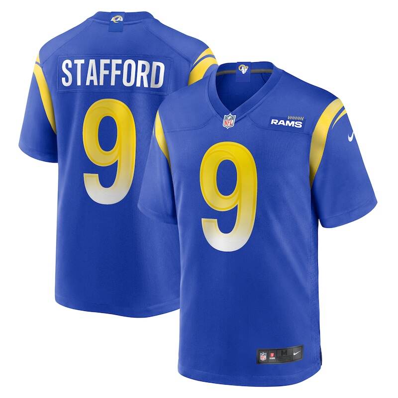 None Matthew Stafford LA Rams Game-Ready Game Jersey Football Apparel