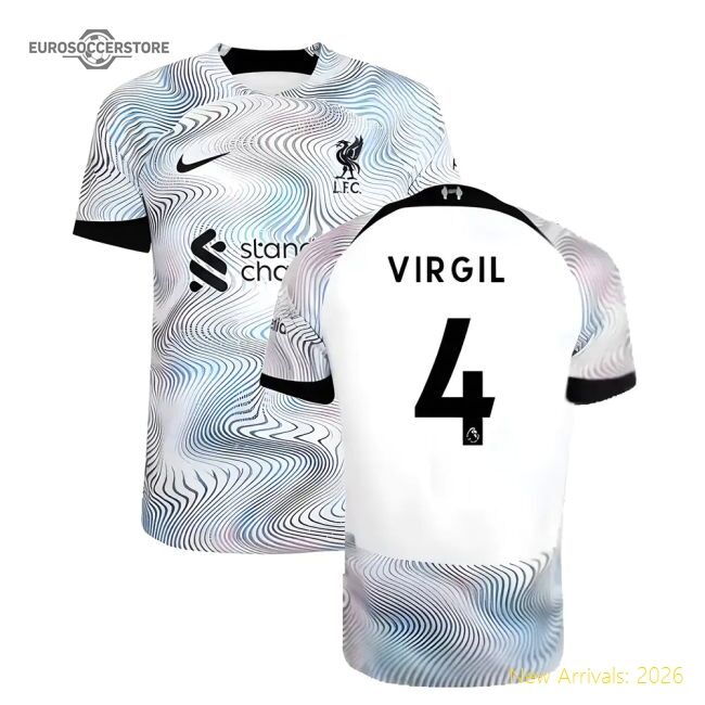 Exclusive Away Liverpool Virgil Jersey 2022-2023 Comfortable