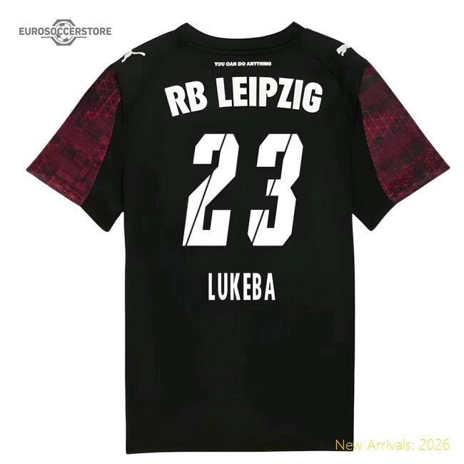 Premium 2025-2026 Red Bull Leipzig Third Shirt (Kids) (Lukeba 23)