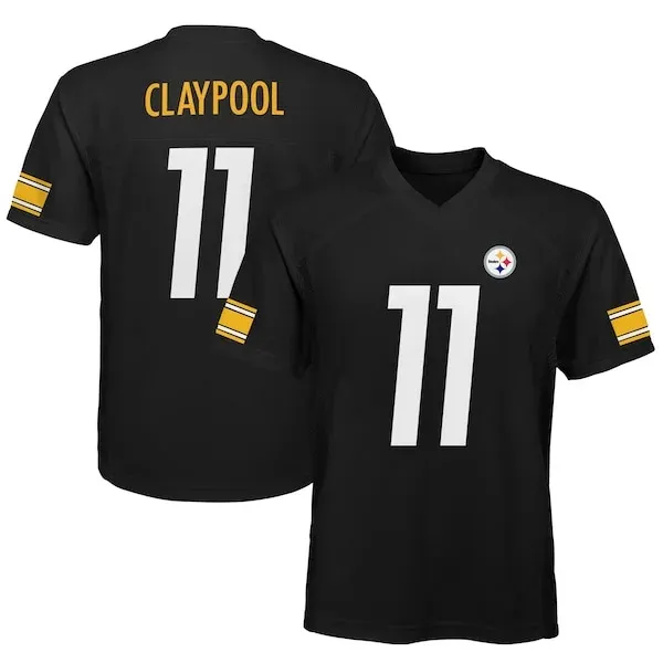 Elite PIT Steelers Replica Jersey - Black | NFL Fan Apparel | NFL Foot