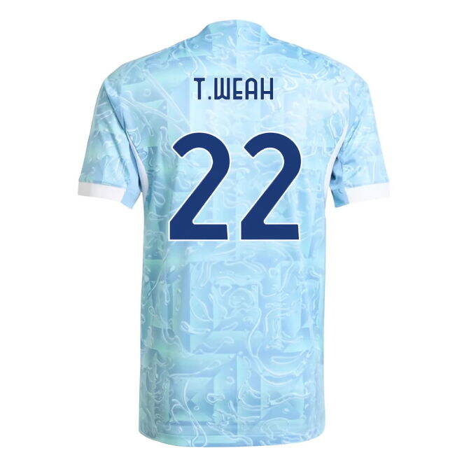 2025-2026 Juve Away Top Quality Shirt (T.Weah 22) Reinforced Seams