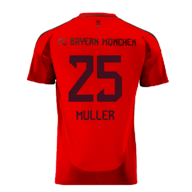 Original Replica Bayern Munich Home Fan Shirt for Kids (Muller 25) (1)