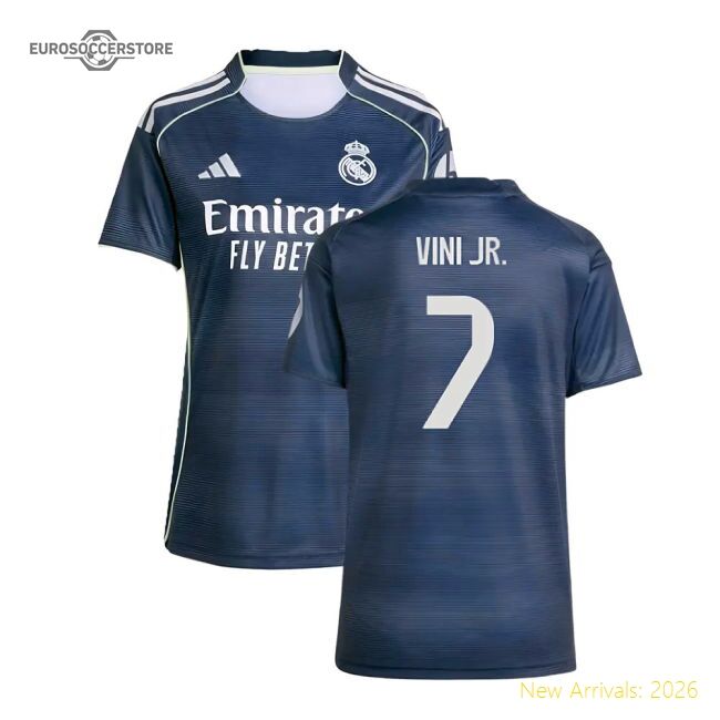 Premium 2025-2026 Real Madrid Authentic Road Jersey (womens) (vini