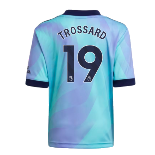 Arsenal 2024-20 Third Football Shirt Featuring Trossard 19 L M S