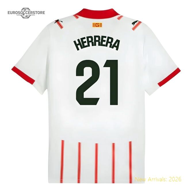 Premium La Liga Team Home Herrera Jersey 2025-2026 Quick-dry