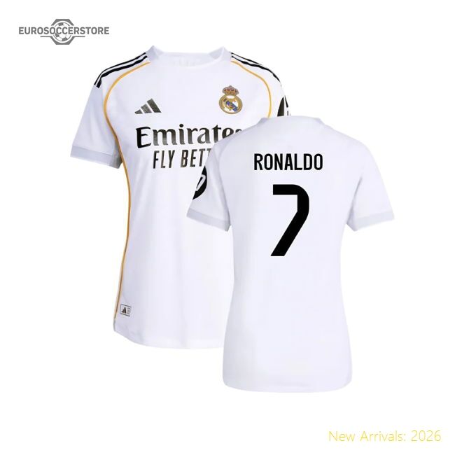 2025-2026 Real Madrid Authentic Main Jersey (womens) (ronaldo 7)