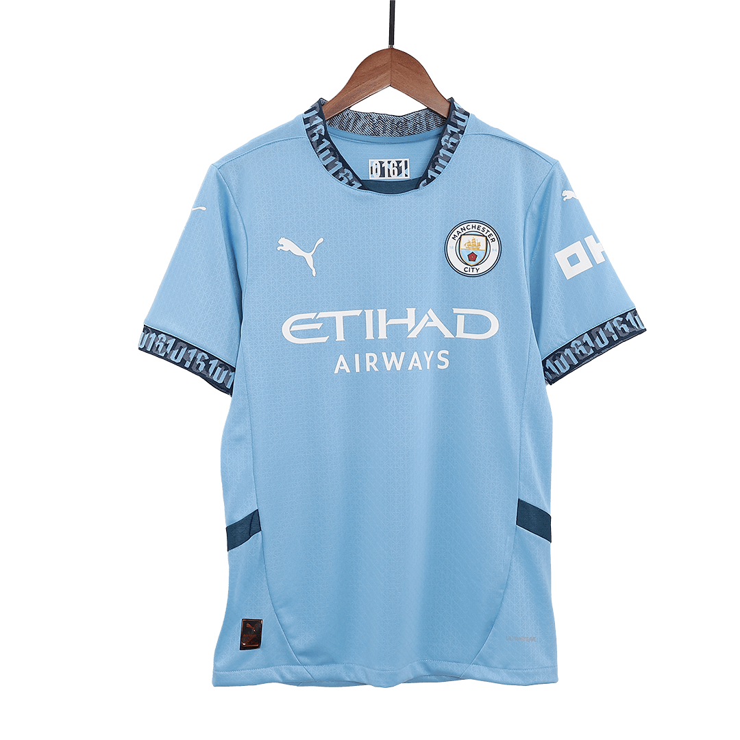 Manchester City Home Authentic Soccer Jersey