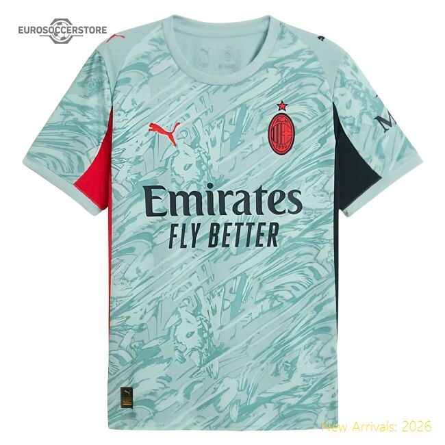 2025-2026 Ac Milan Home Top-tier Jersey Macron Hyperwave