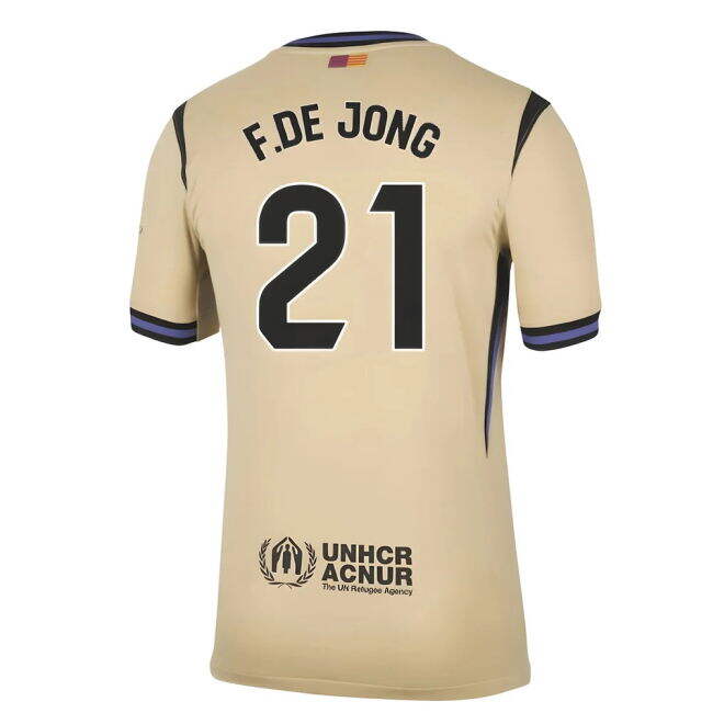 2025-2026 Barcelona Away Economic Football Shirt (F.De Jong 21)