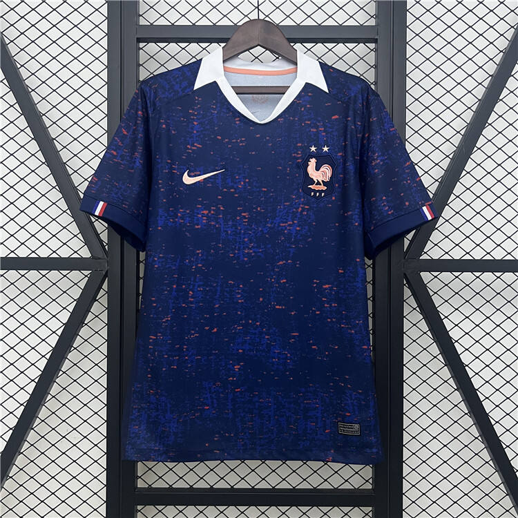 2025 France Home Football Shirt Soccer Jersey - Official Replica 6632