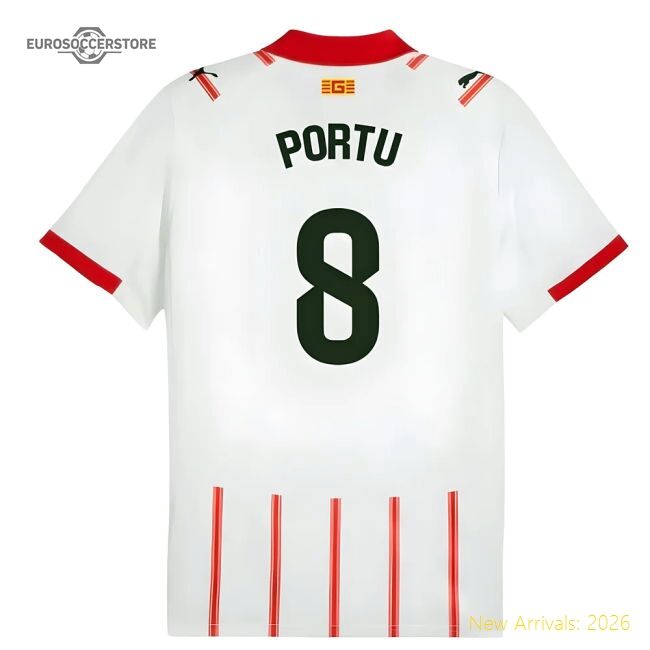 High-Quality Premium 2025-2026 Girona Home Shirt (Portu 8)