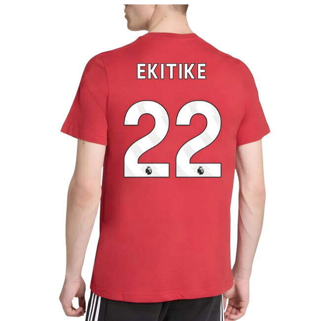 2025-2026 Liverpool DNA Tee (Red) (Ekitike 22)