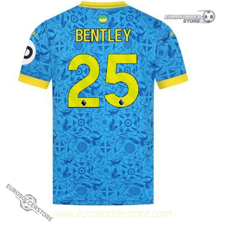 Wolverhampton Wanderers 25-26 Season Third BENTLEY 25 Football Jersey
