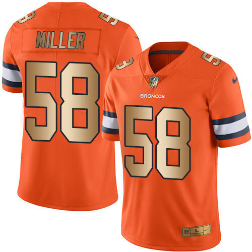 Official NFL None #None Orange None Limited Jersey elite