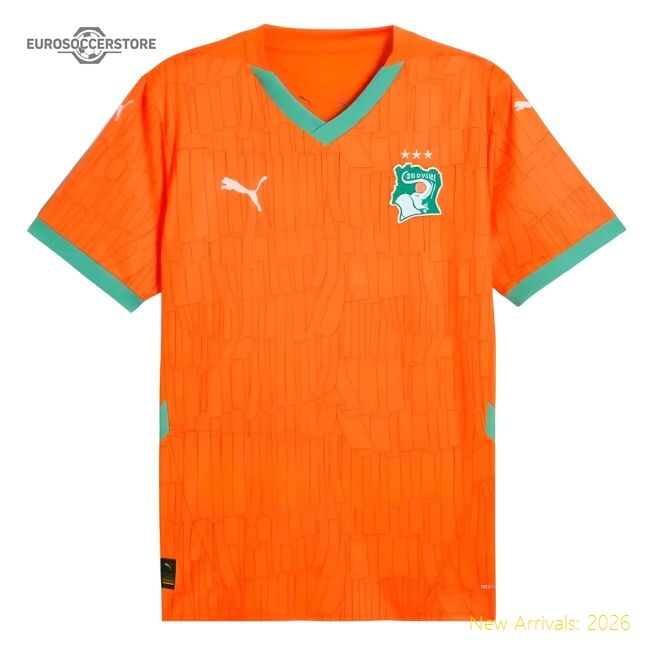 Ivory Coast 20242025 Home Top Jersey Sadults Climalite
