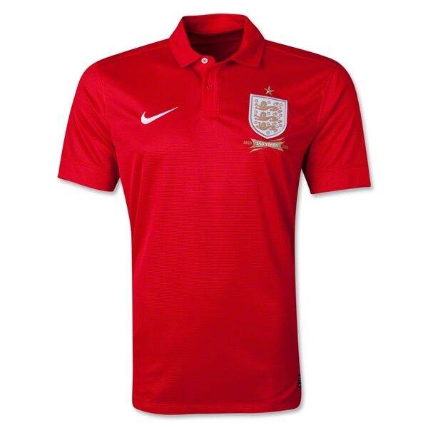 Licensed Elite Series 2013 England Away Red Jersey Shirt