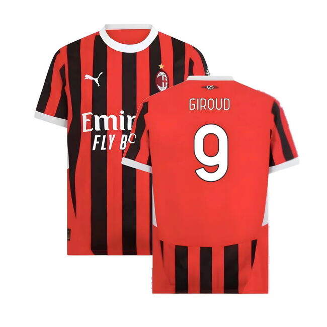 Original 2024-2025 AC Milan Italian Home Strip