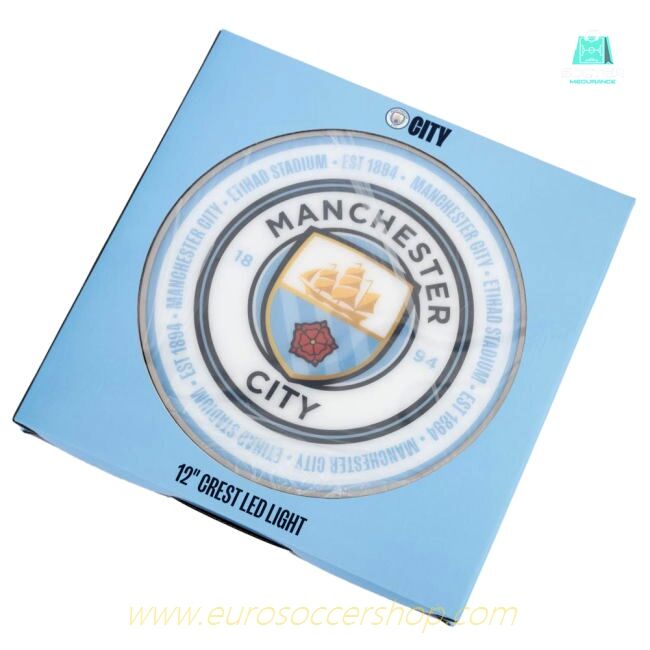Manchester City FC 12 Inch LED Wall Light