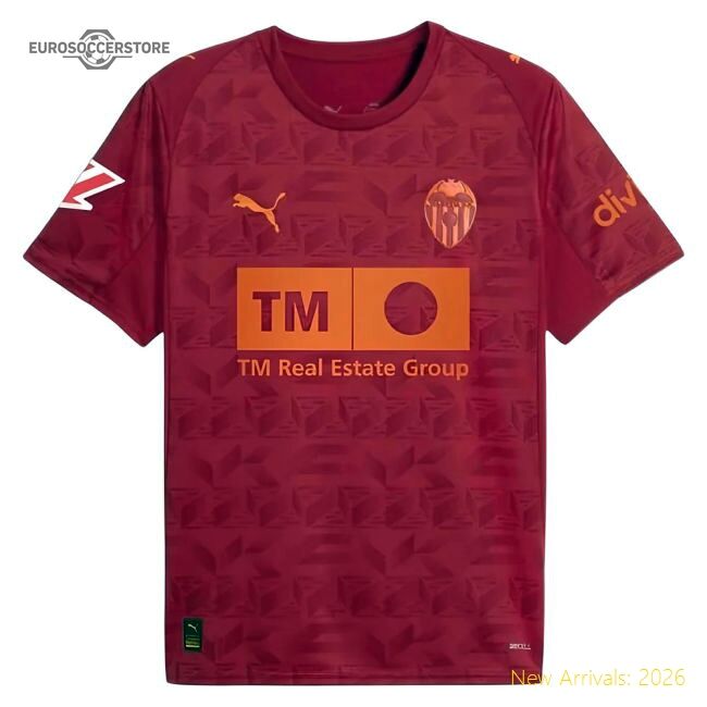 Match-ready Away Valencia Jersey 2025-2026 Moisture-wicking