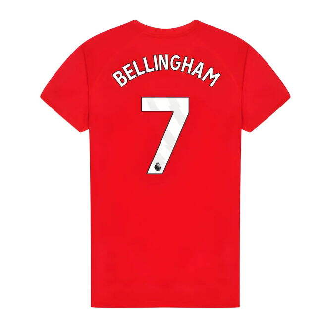 Official Sunderland Bellingham 7 Sunderland Poly T-Shirt (Red) - Ki...
